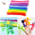 DIY Children Education Spielzeug Single Farbe Chenille Stiele